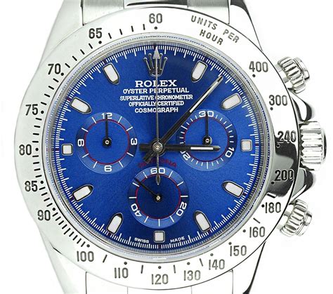 rolex daytona 116520 blue dial|Rolex daytona value chart.